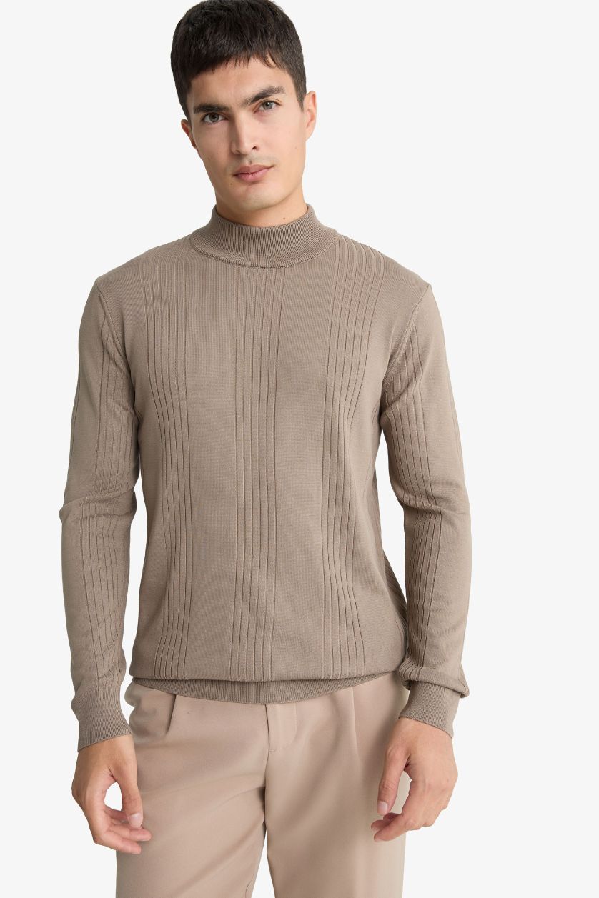 MAN Vison Standard Fit Turtleneck Knitwear Pullover