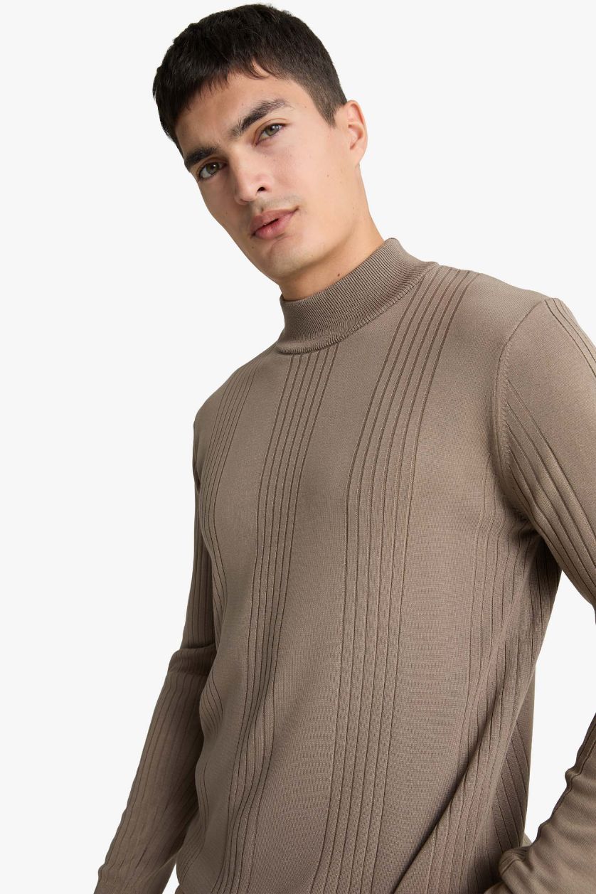 MAN Vison Standard Fit Turtleneck Knitwear Pullover