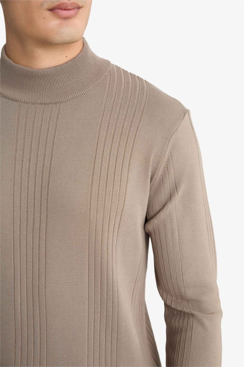 MAN Vison Standard Fit Turtleneck Knitwear Pullover