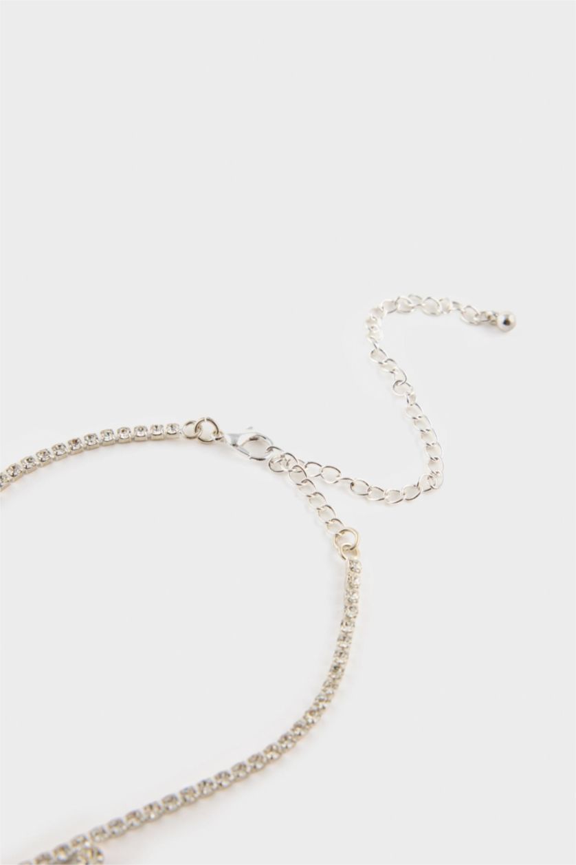 Kadın Gümüş DCEY x DeFacto Kadın Taşlı Kolye Küpe Bileklik Seti