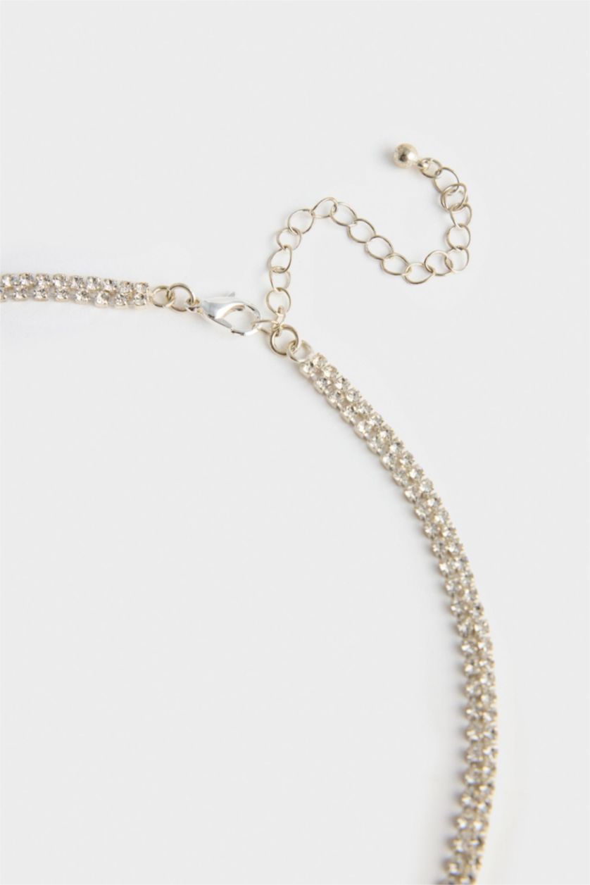 Kadın Gümüş DCEY x DeFacto Kadın Taşlı Y Kolye