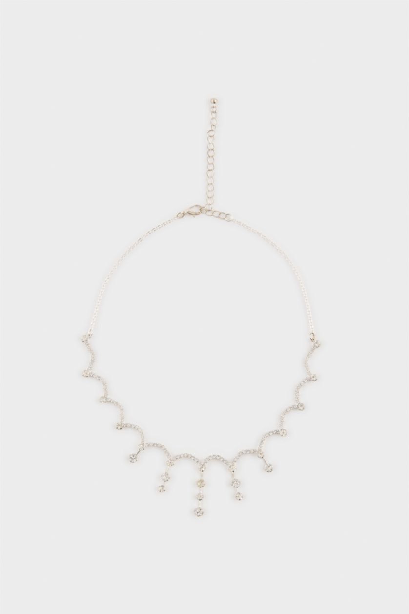 Kadın Gümüş DCEY x DeFacto Kadın Taşlı Kolye