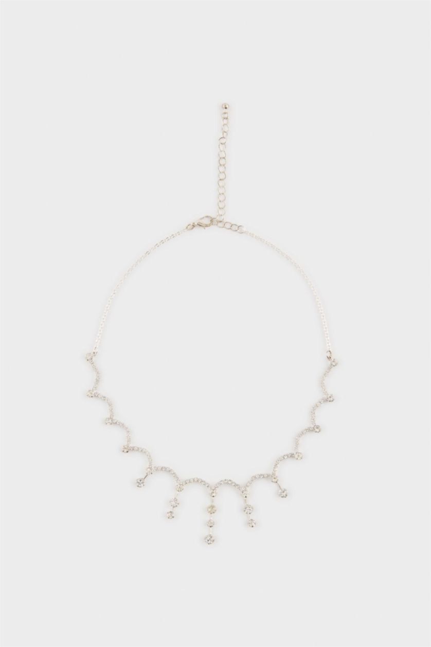 Kadın Gümüş DCEY x DeFacto Kadın Taşlı Kolye