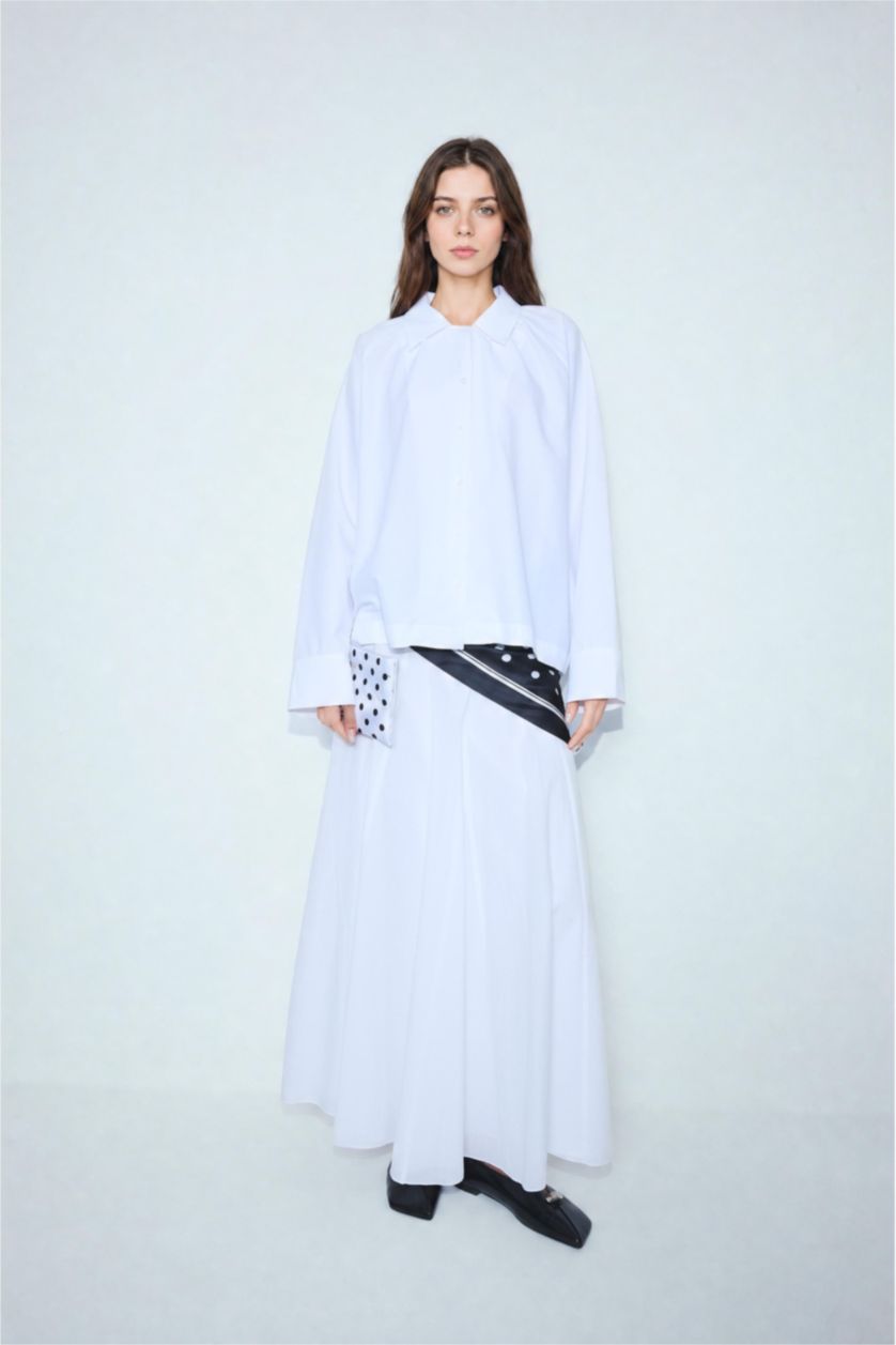WOMAN White A Cut Maxi