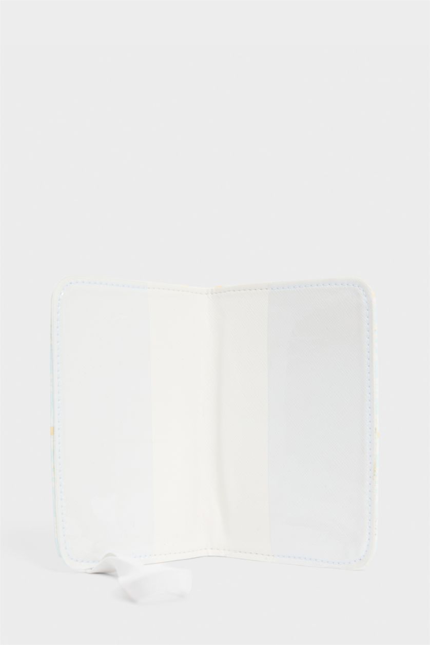 Kadın Karma Kadın Çiçekli Suni Deri Pasaportluk ve Valiz İsimliği Set