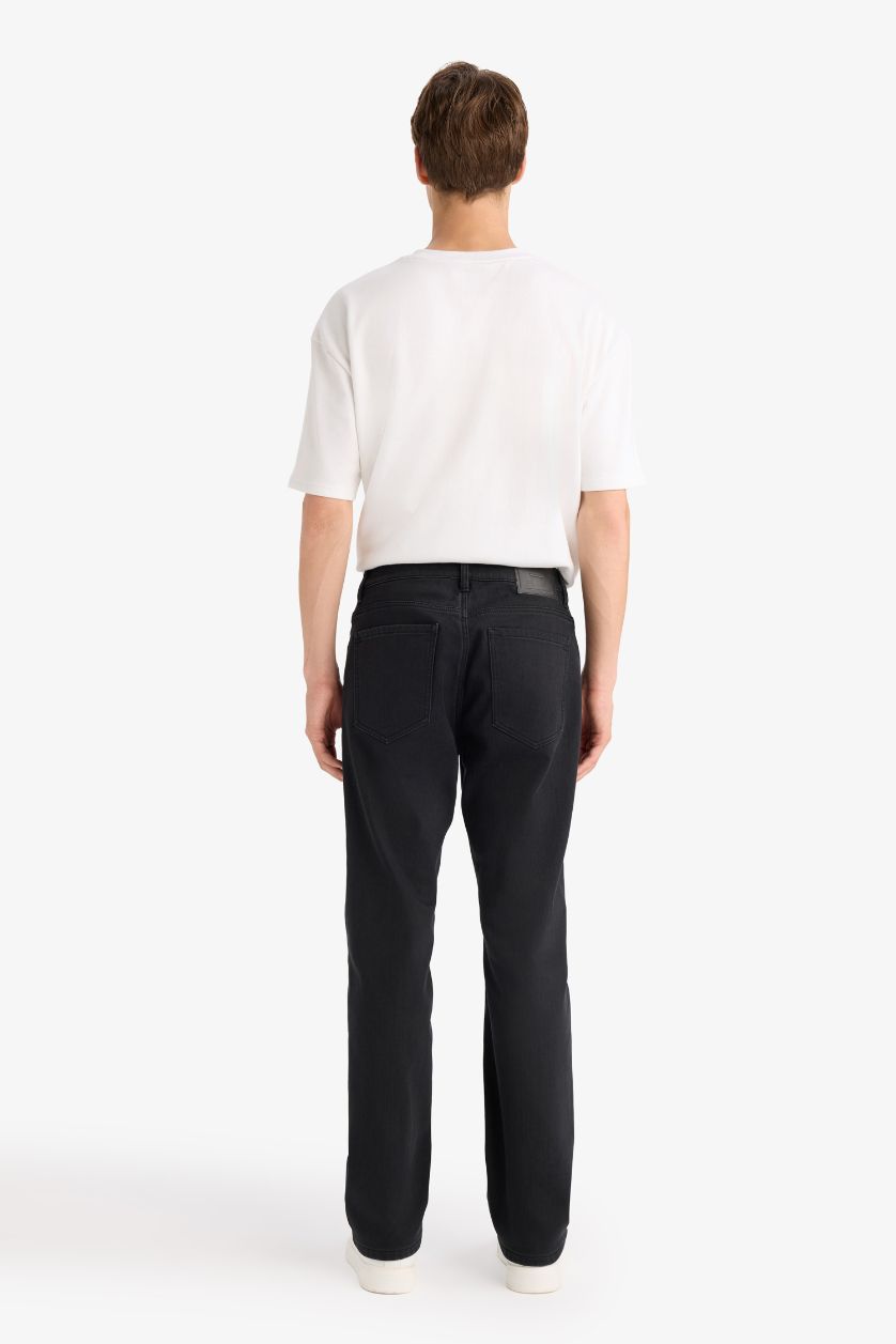 Ерлер қара диего - жайлы пішім деним тұрақты етек Шалбар