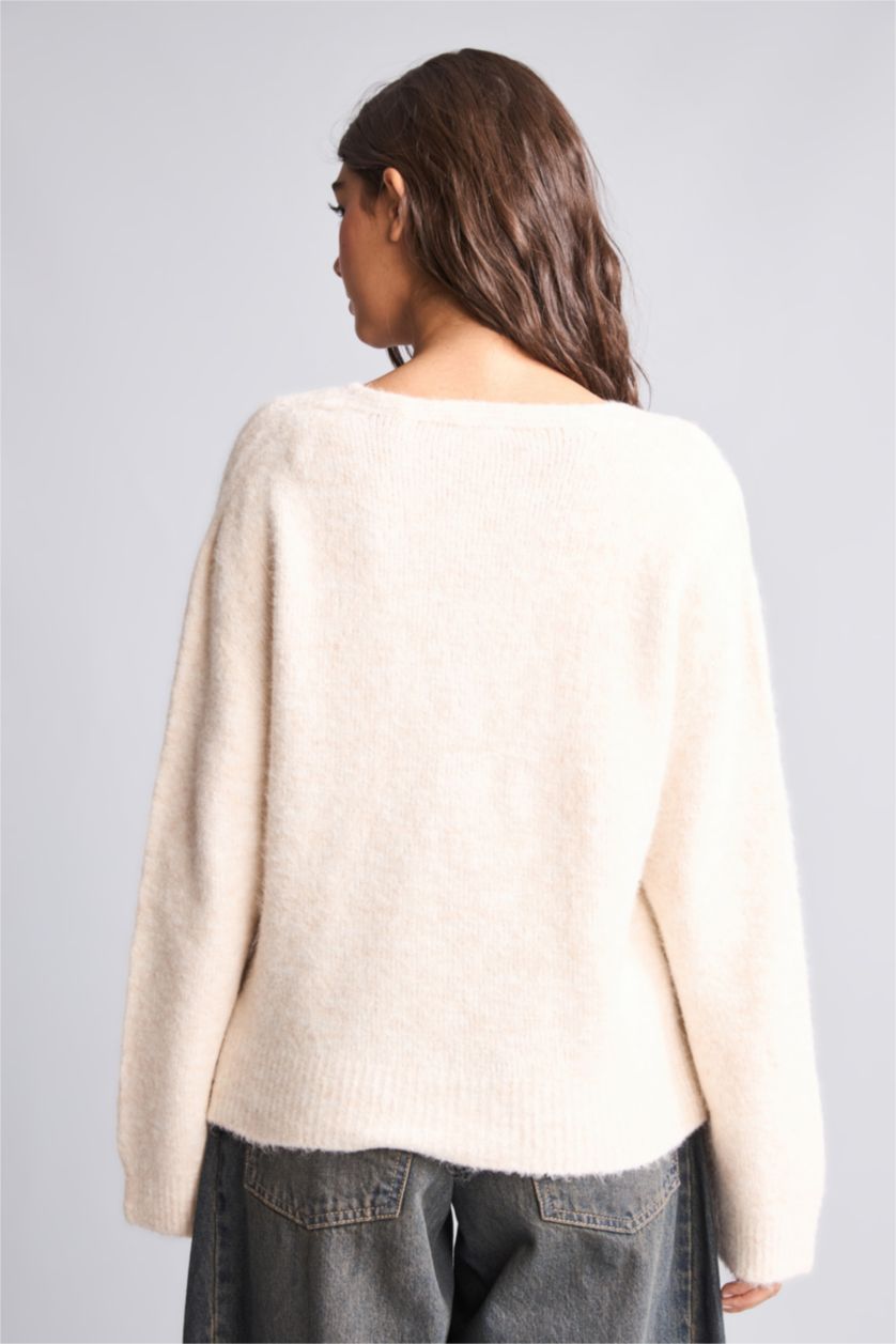 Women Beige Regular Fit Pullover