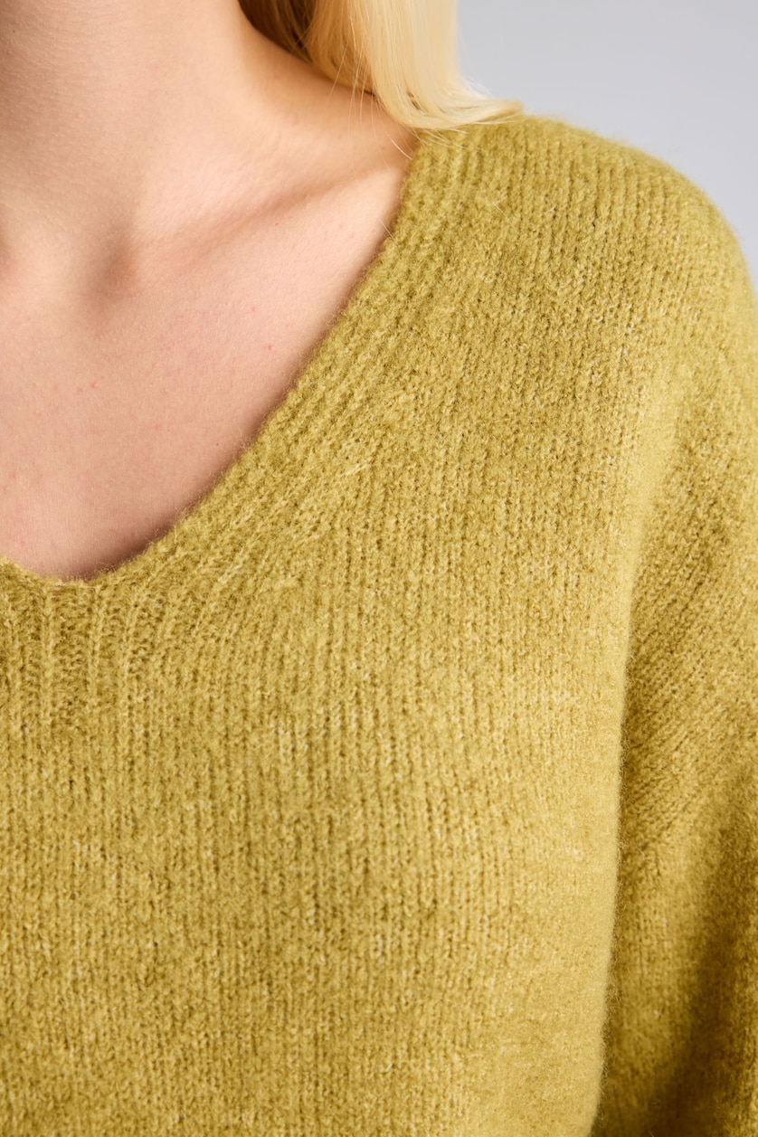 Women Light Khaki Regular Fit Pullover