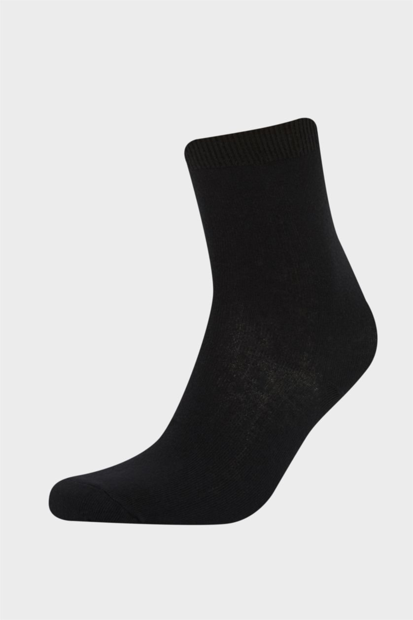 حريمي أسود شرابات حريمي قطن طويل - 7 قطع