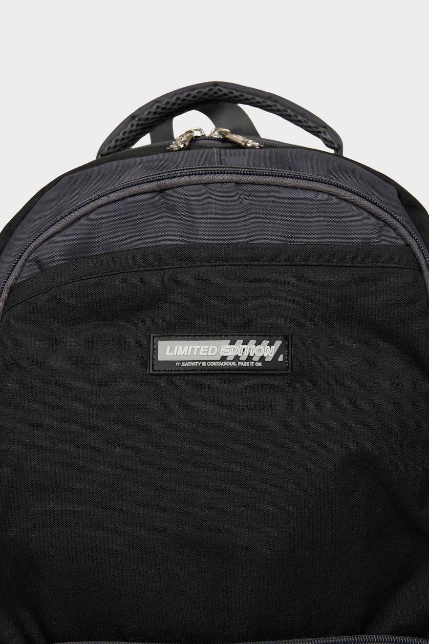 HOMME Noir Sac à dos pour homme