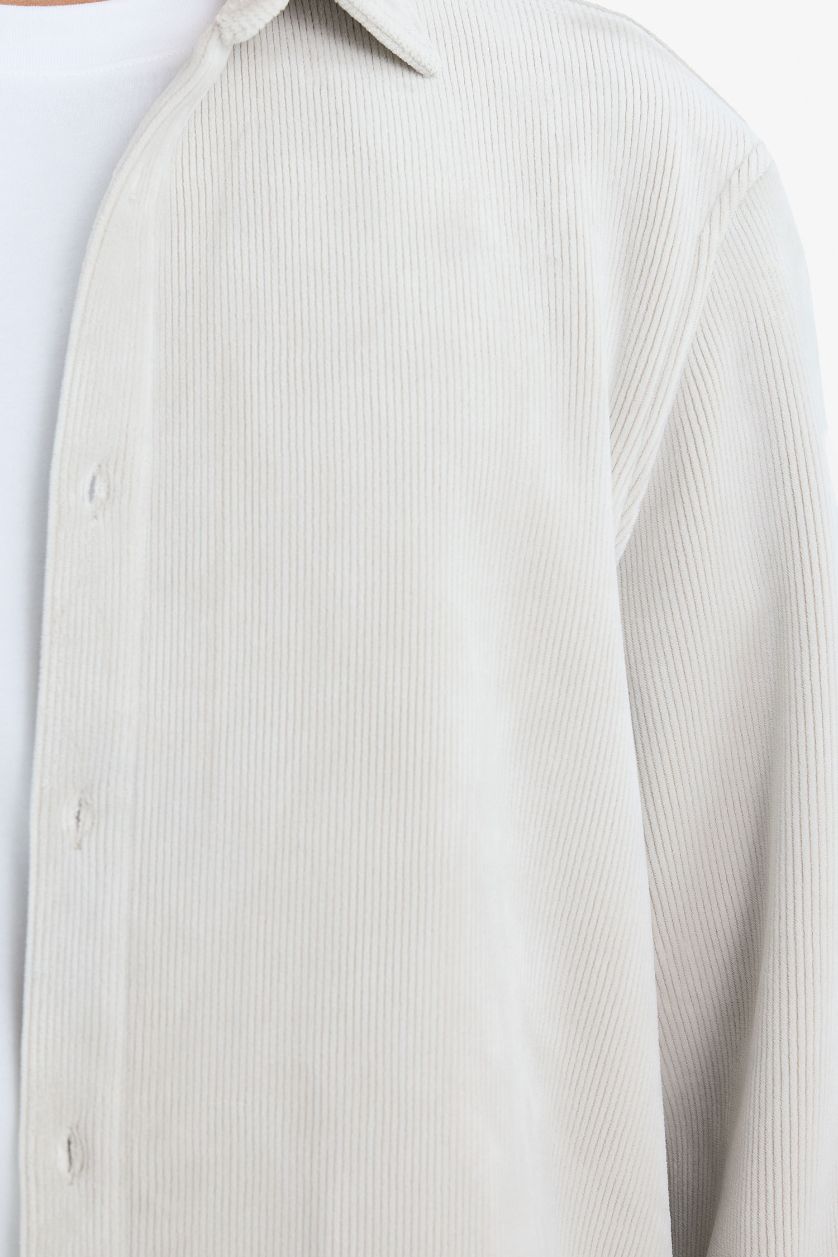 Erkek Taş Yumuşak Tuşe Kadife Gömlek