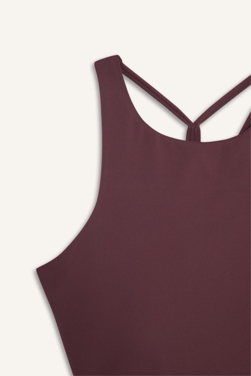 Әйелдерге Бордо DeFactoFit дөңгелек жаға