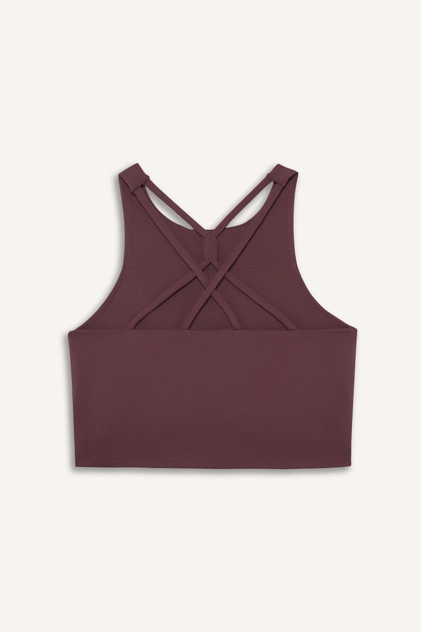 Әйелдерге Бордо DeFactoFit дөңгелек жаға