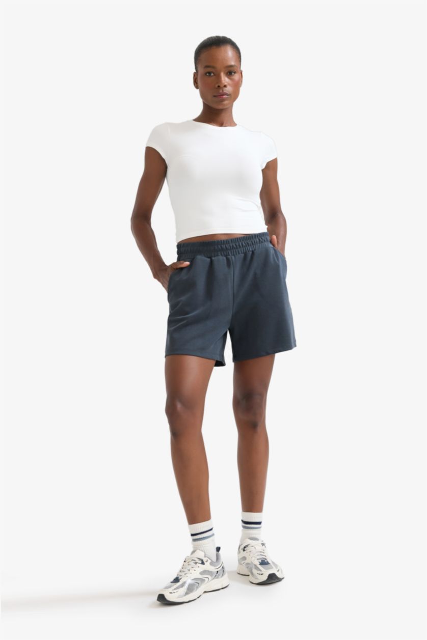 Women Light Navy Standard Fit modal