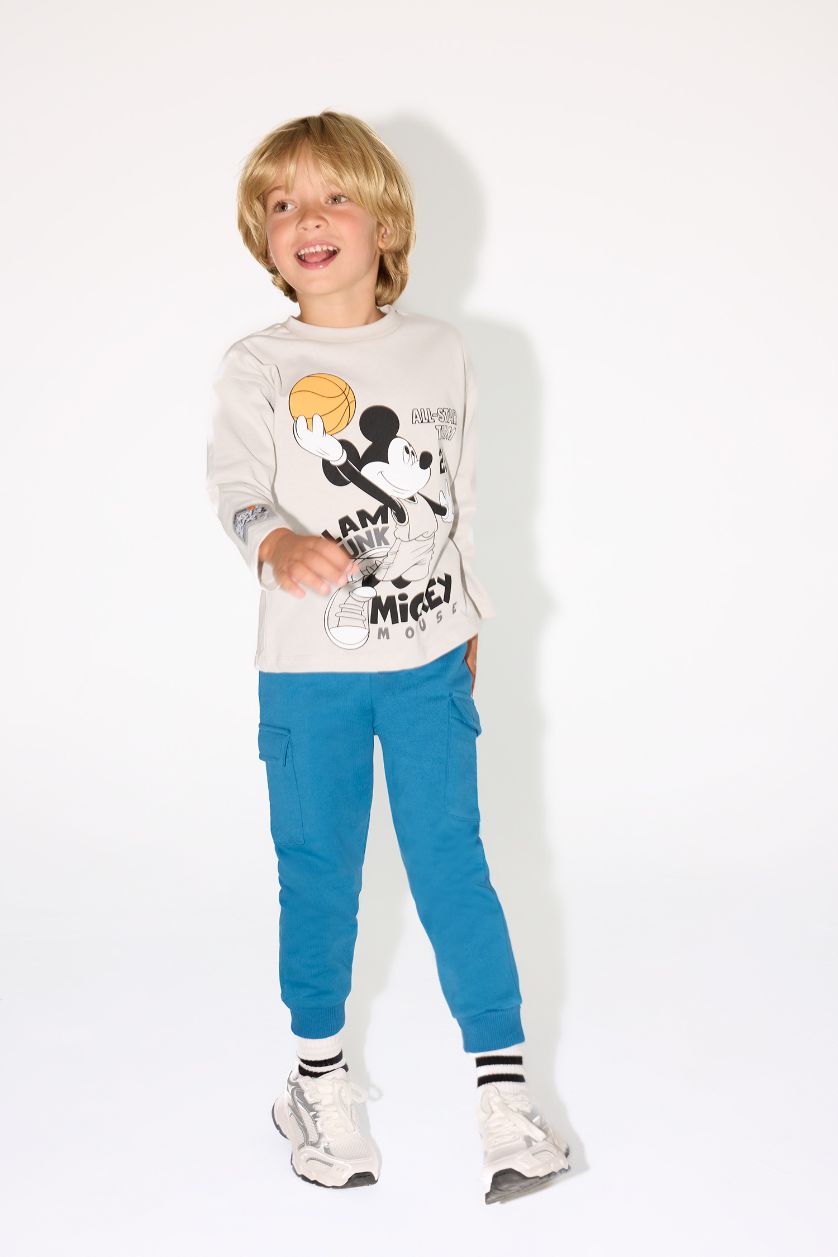 BABY BOY Dark Blue Boy Elastic Waist Sweatpants