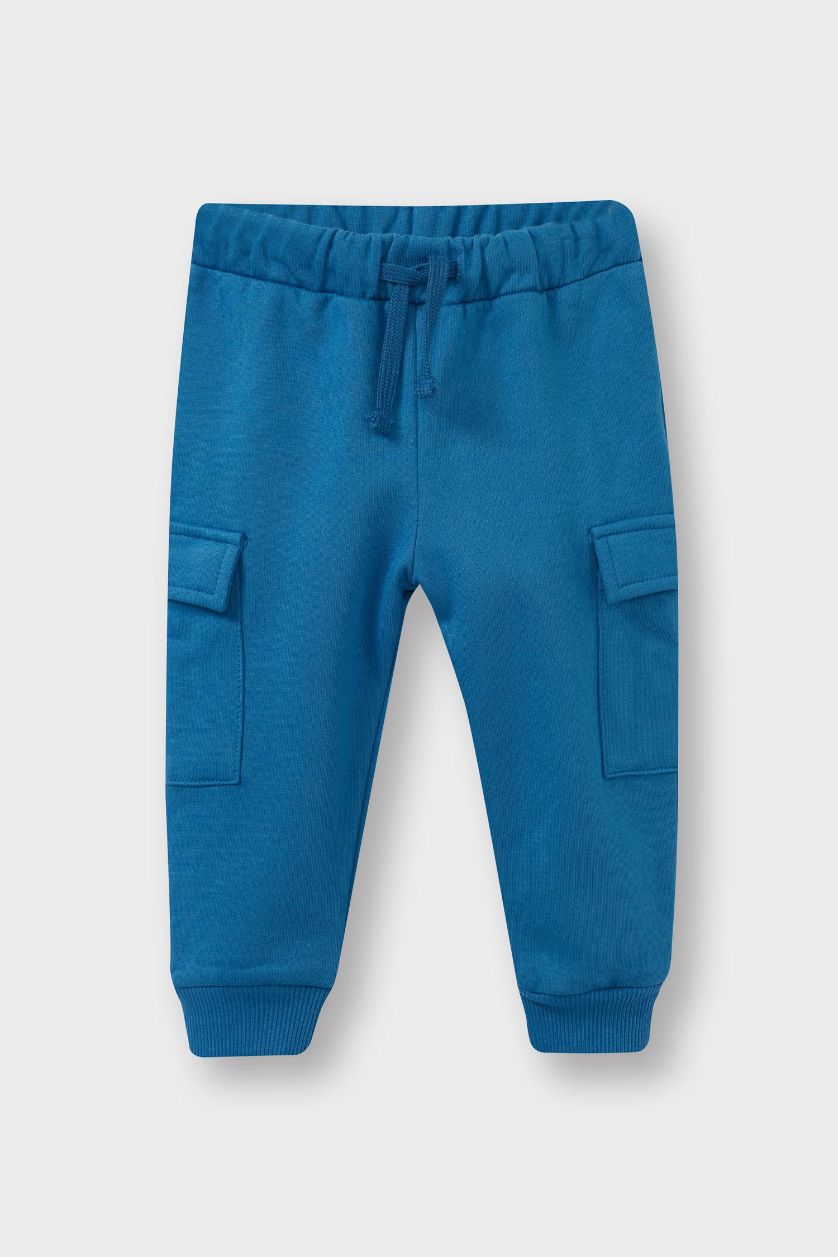 BABY BOY Dark Blue Boy Elastic Waist Sweatpants