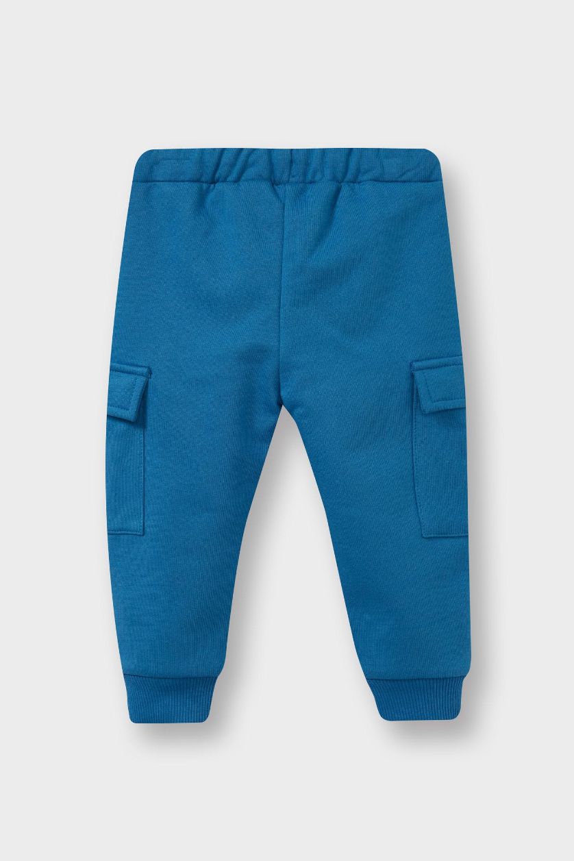 BABY BOY Dark Blue Boy Elastic Waist Sweatpants