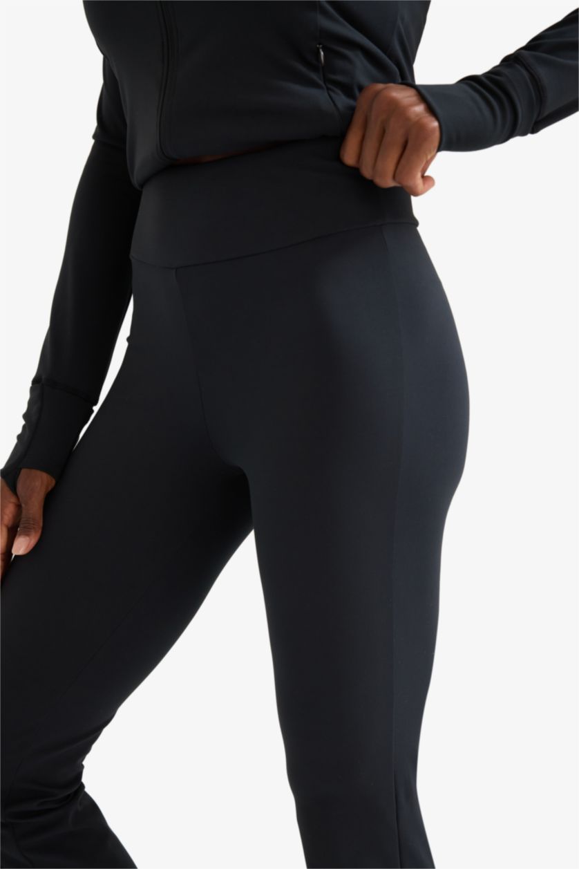 نساء أسود سروال رياضي برجل واسع من DeFactoFit