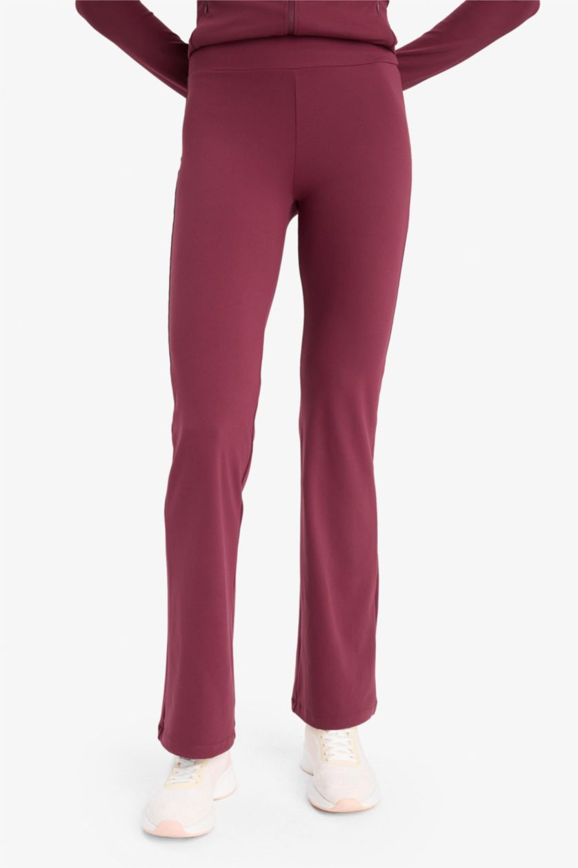 نساء خمري سروال برجل واسع من DeFactoFit