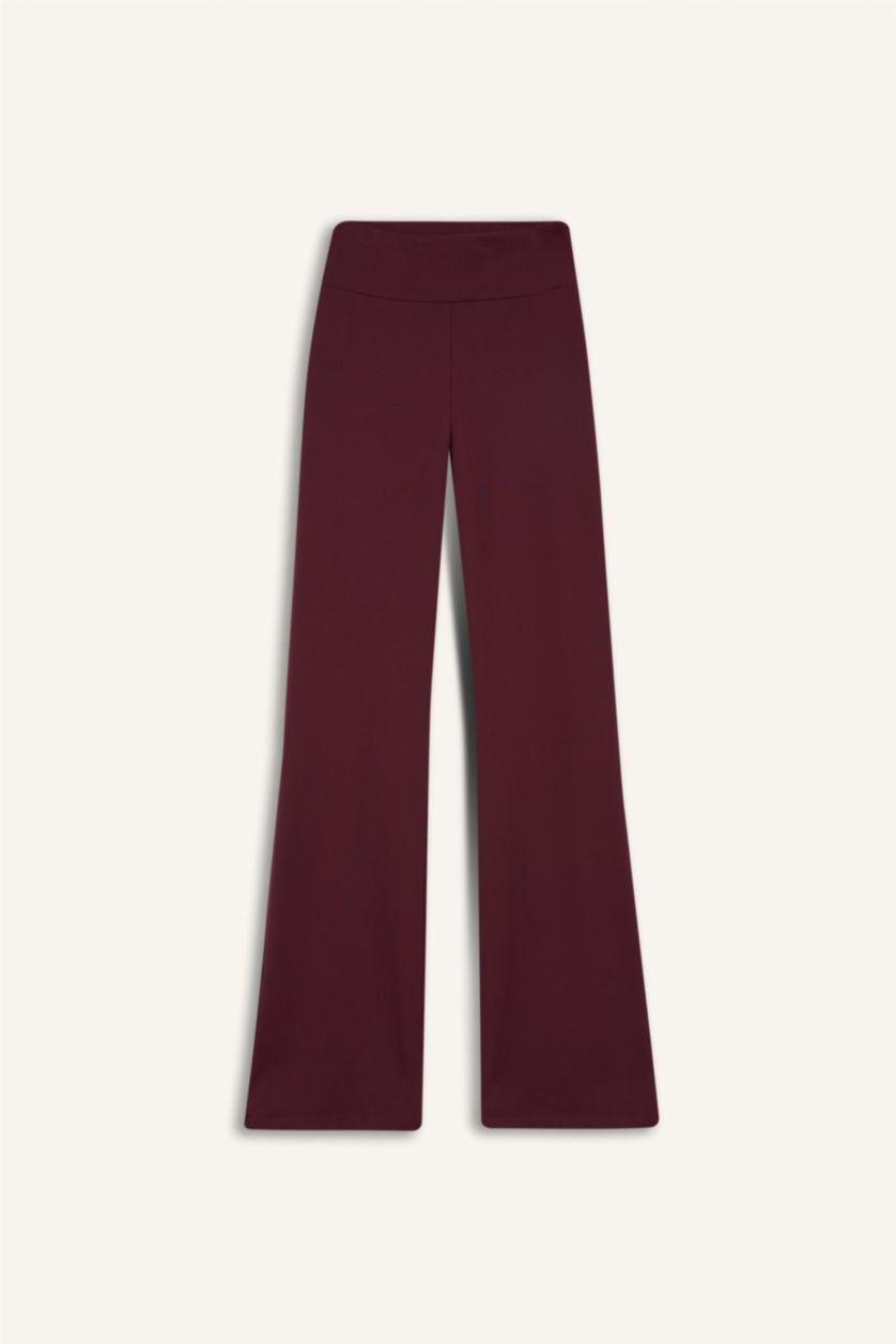 نساء خمري سروال برجل واسع من DeFactoFit