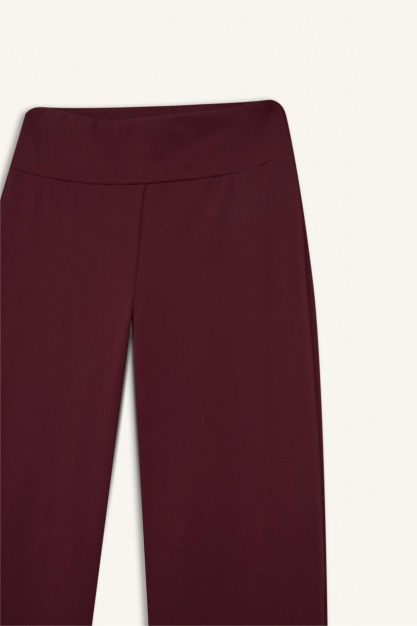 نساء خمري سروال برجل واسع من DeFactoFit