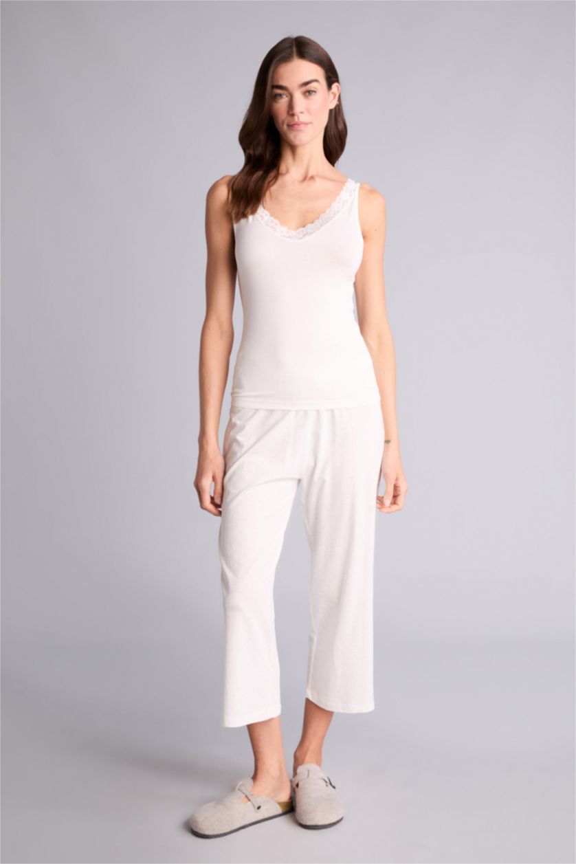 Kadın Kırık Beyaz Atlet