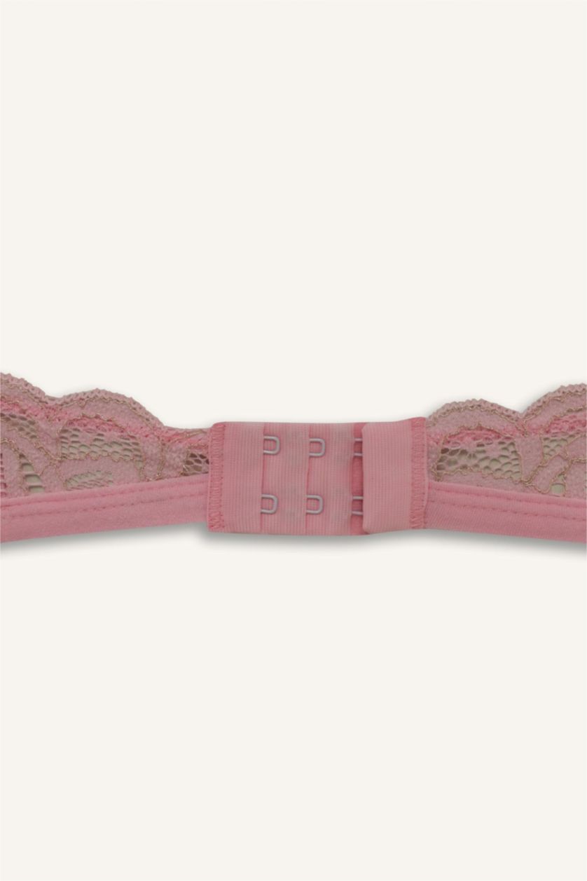 Kadın Pembe Kapsız Pedsiz Trıangle Bra