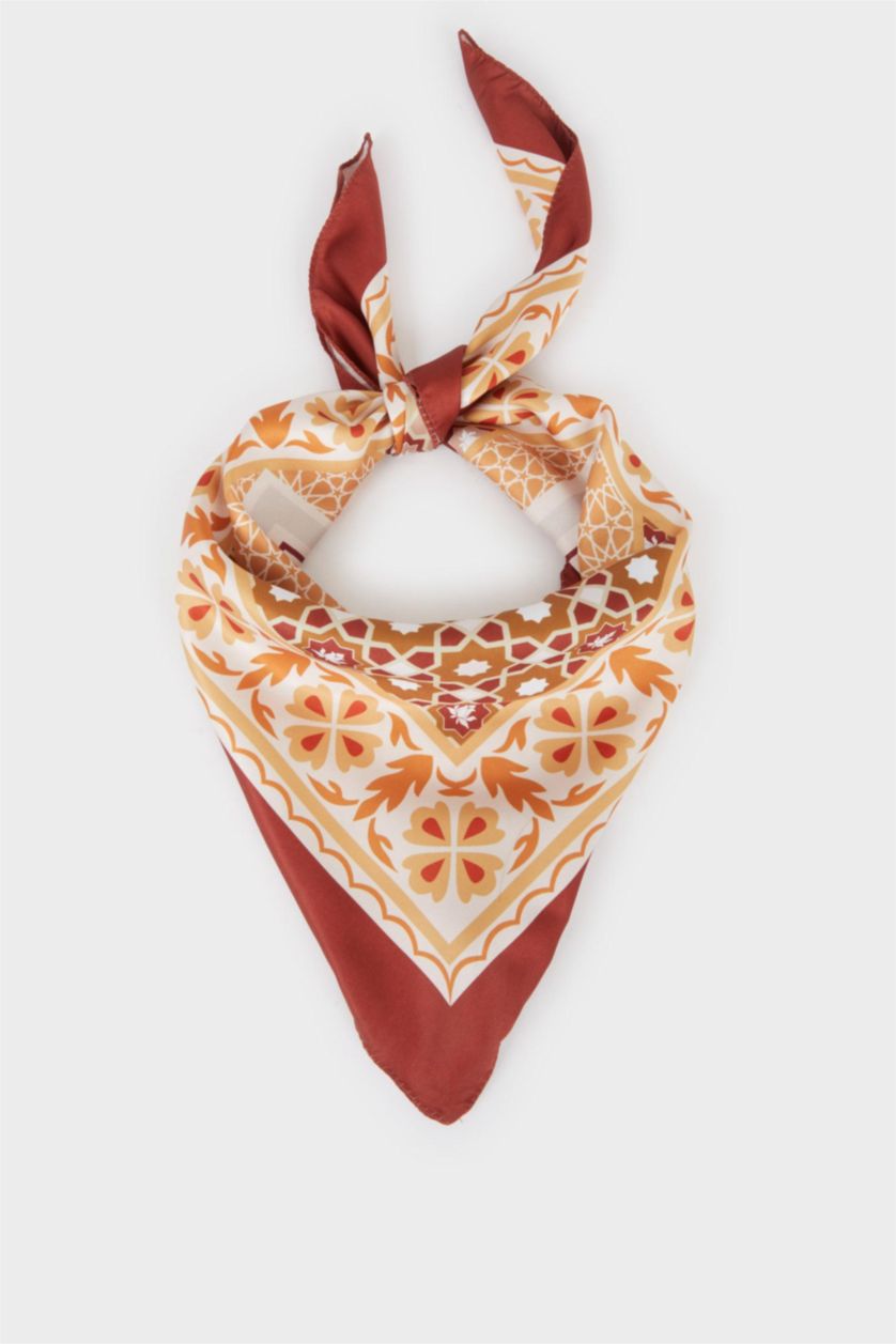 Kadın Kahve Kadın Kapadokya Temalı Fular