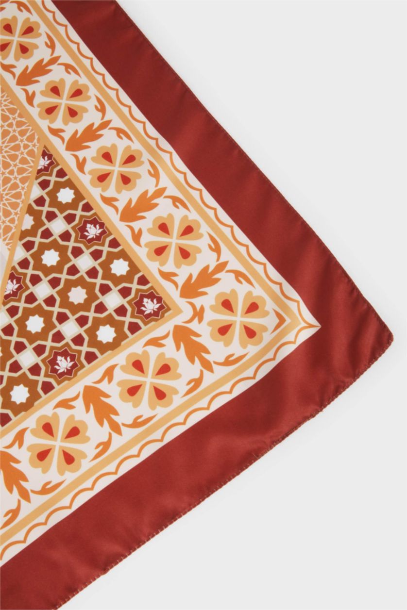 Kadın Kahve Kadın Kapadokya Temalı Fular