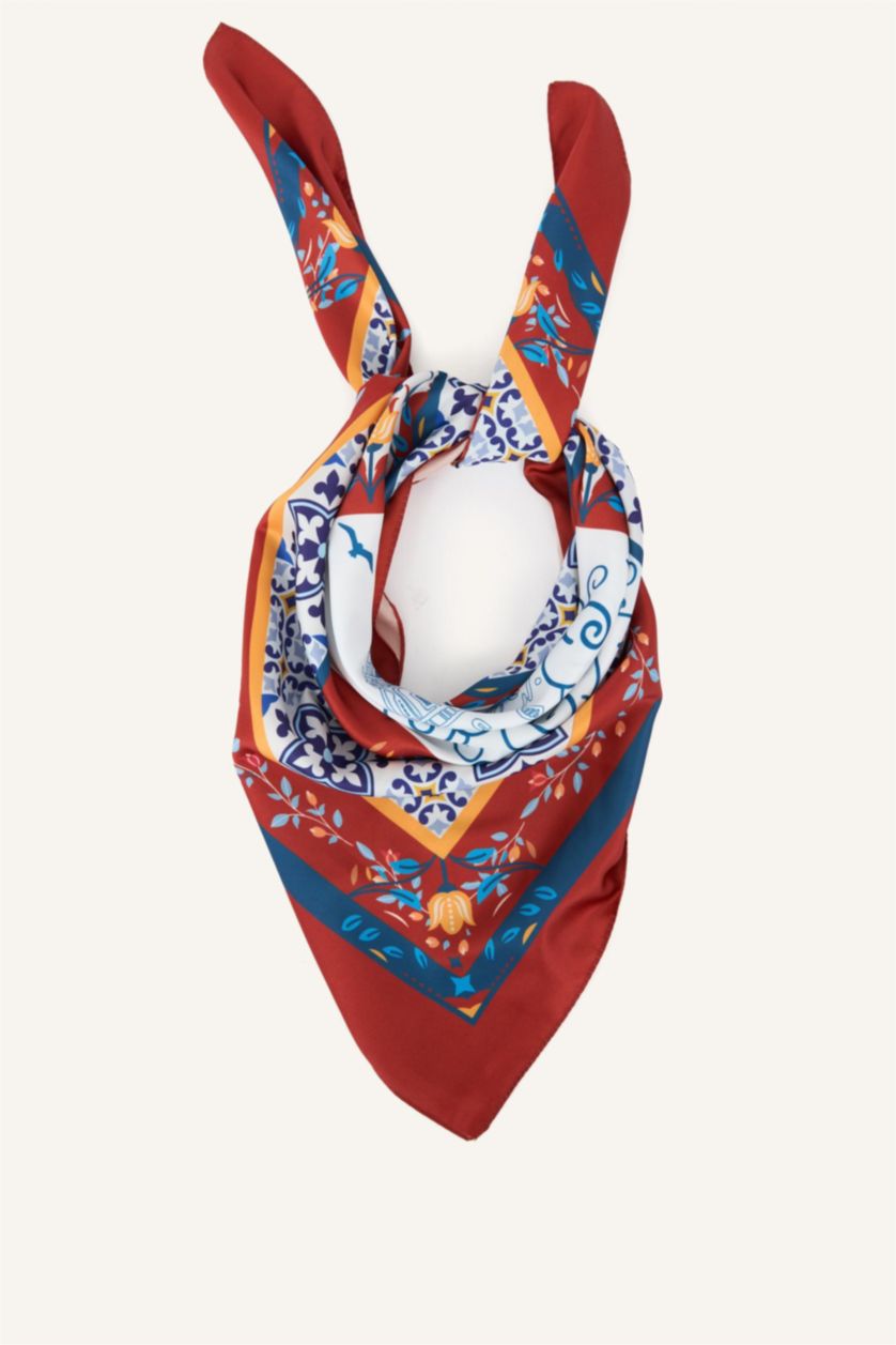 Kadın Kırmızı Kadın Fular