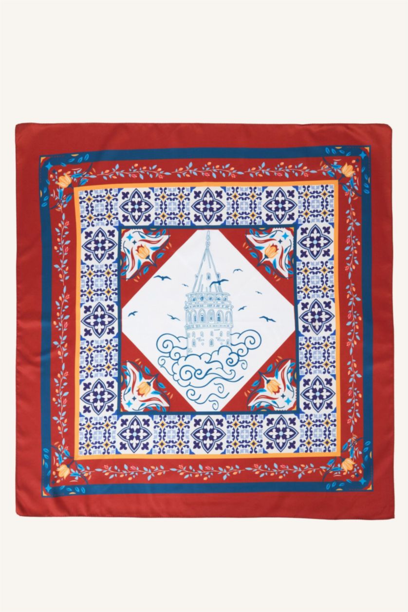 Kadın Kırmızı Kadın Fular