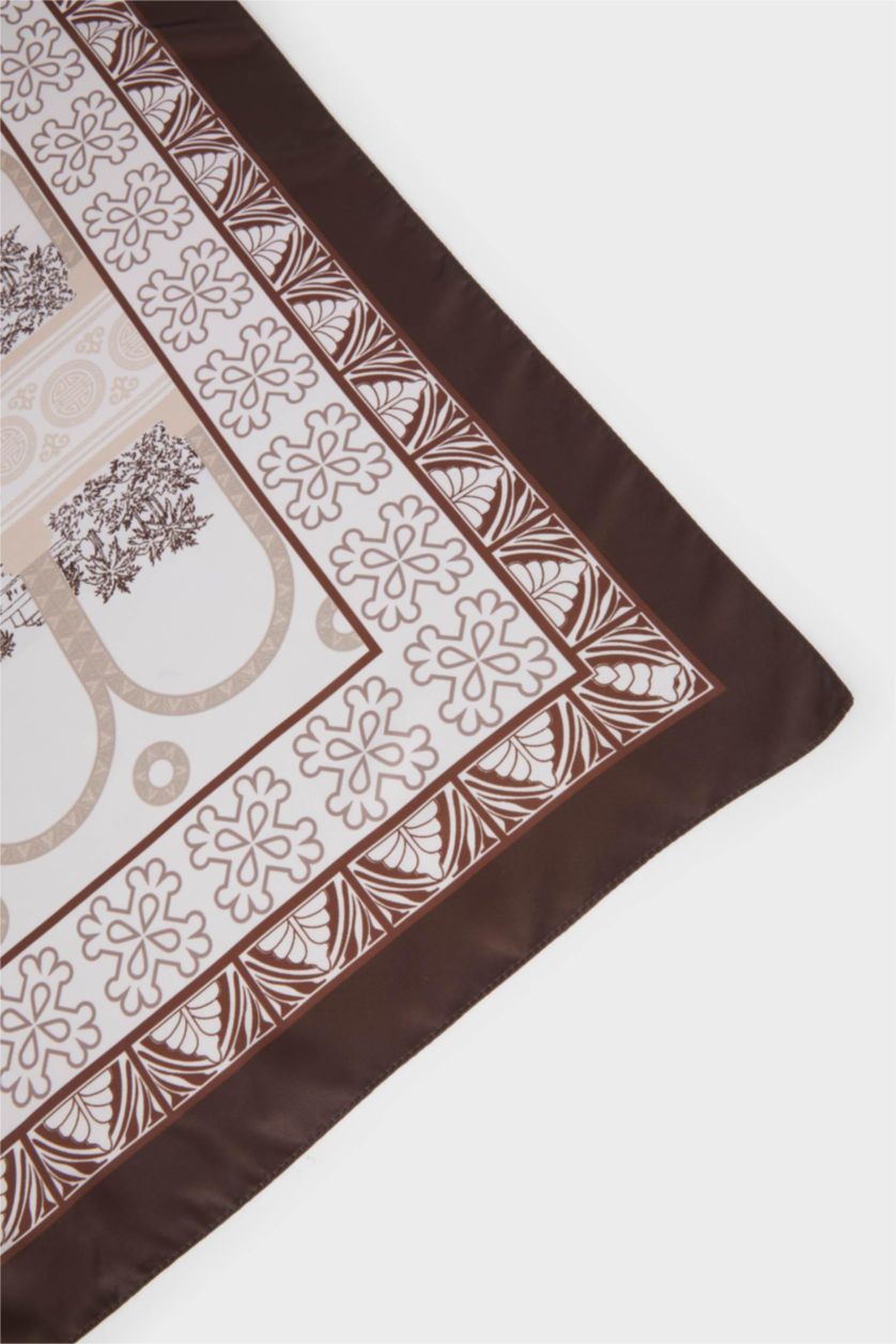 Kadın Kahve Kadın Mardin Temalı Fular