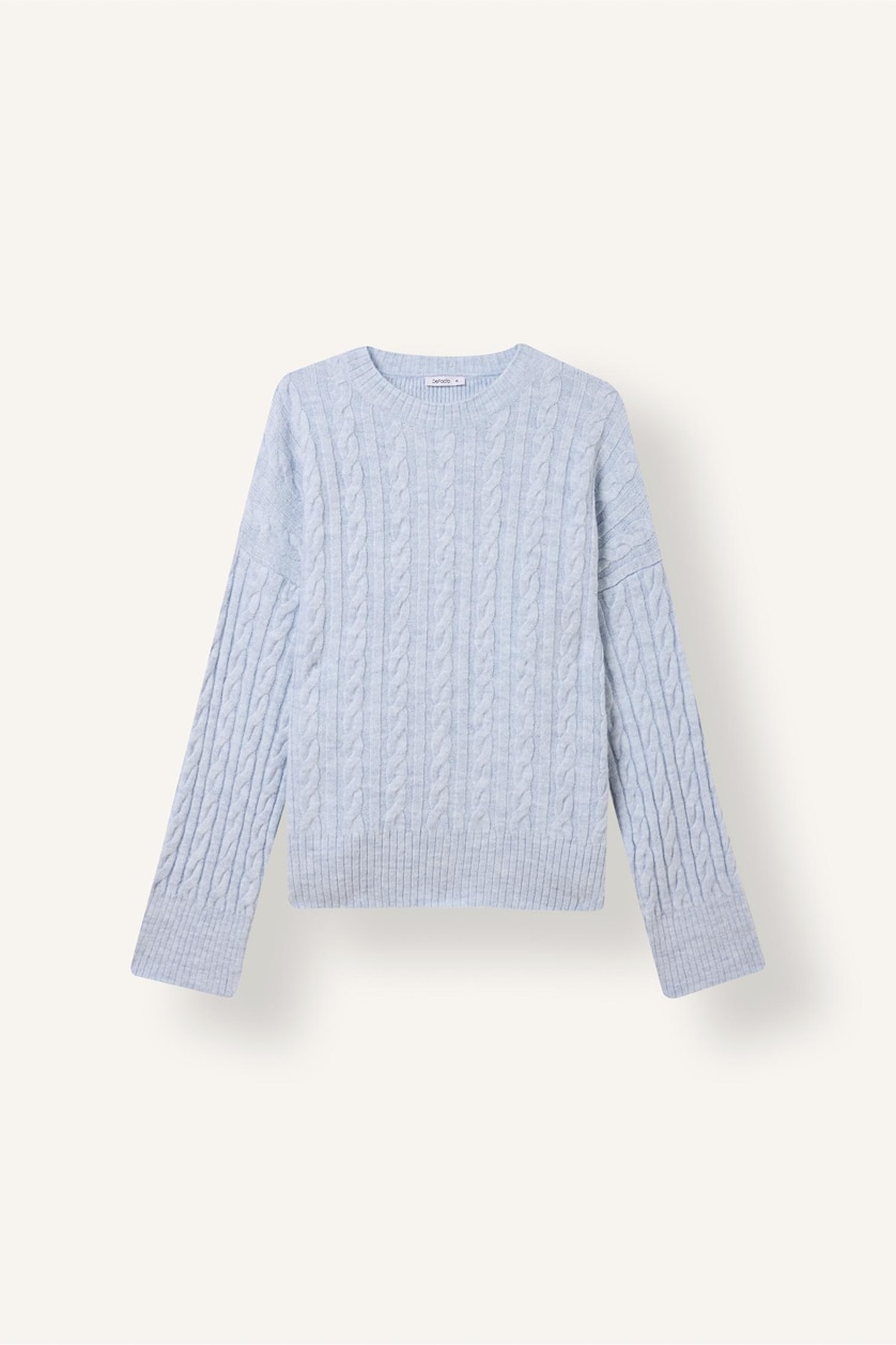 WOMAN Blue Oversize Fit Pullover