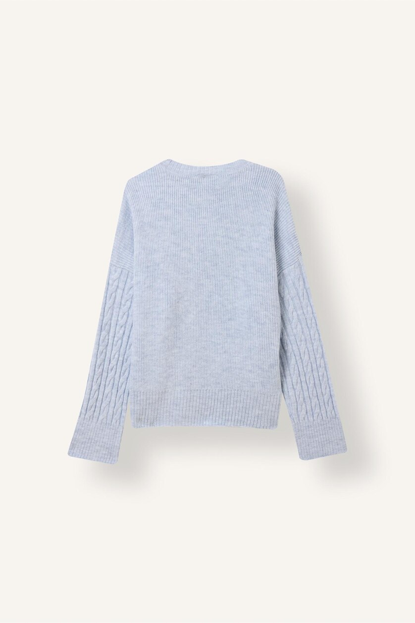 WOMAN Blue Oversize Fit Pullover