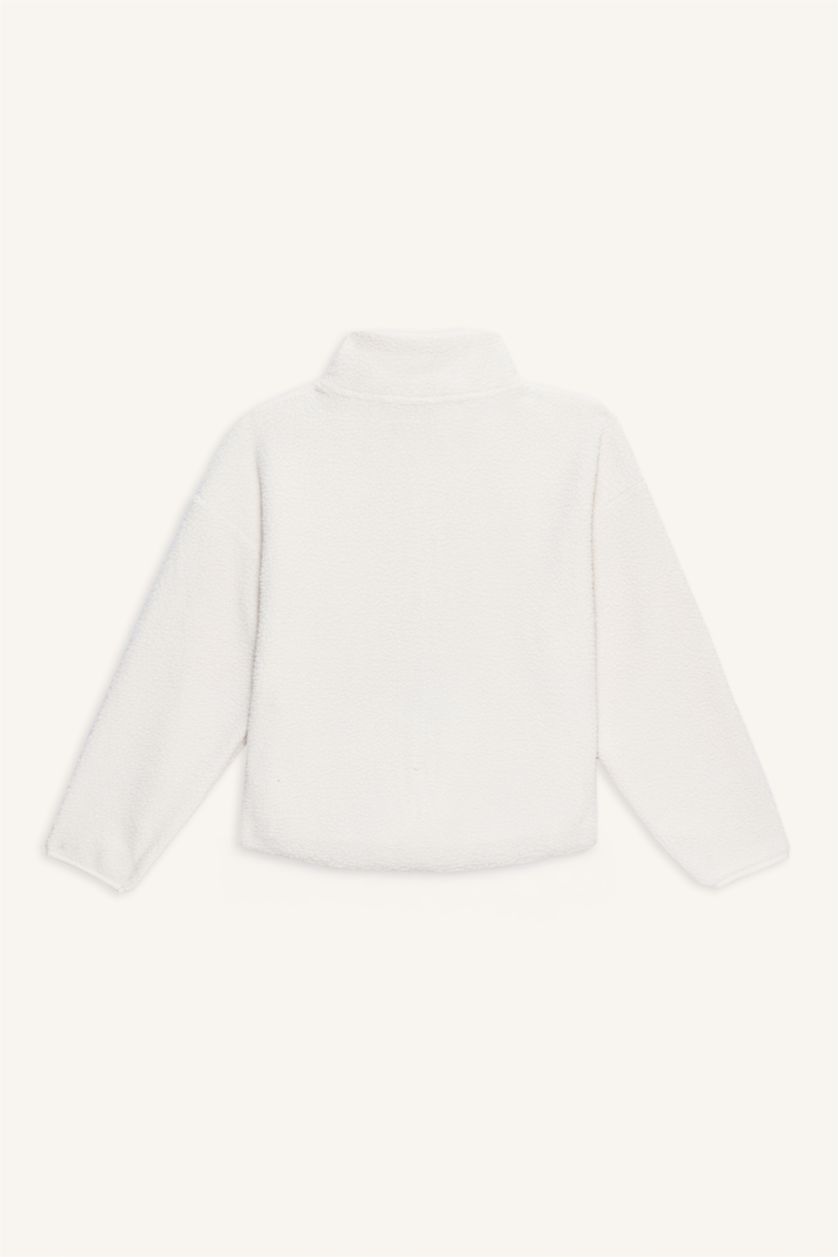 WOMAN Beige Oversize Fit Cardigan