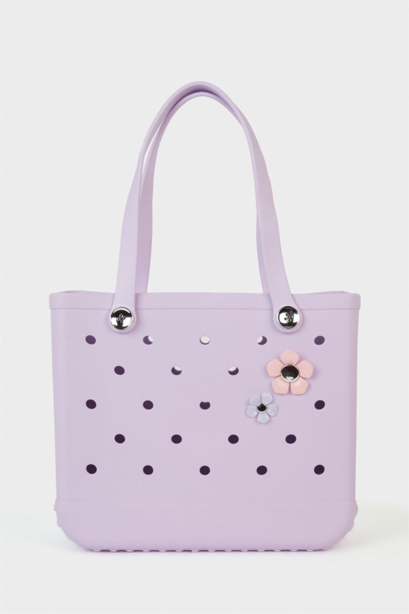 Kadın Lila Eva Plaj Çantası