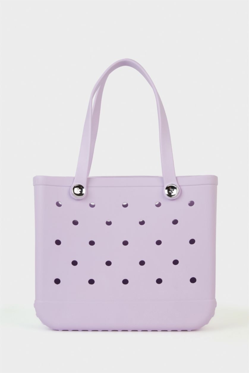 Kadın Lila Eva Plaj Çantası