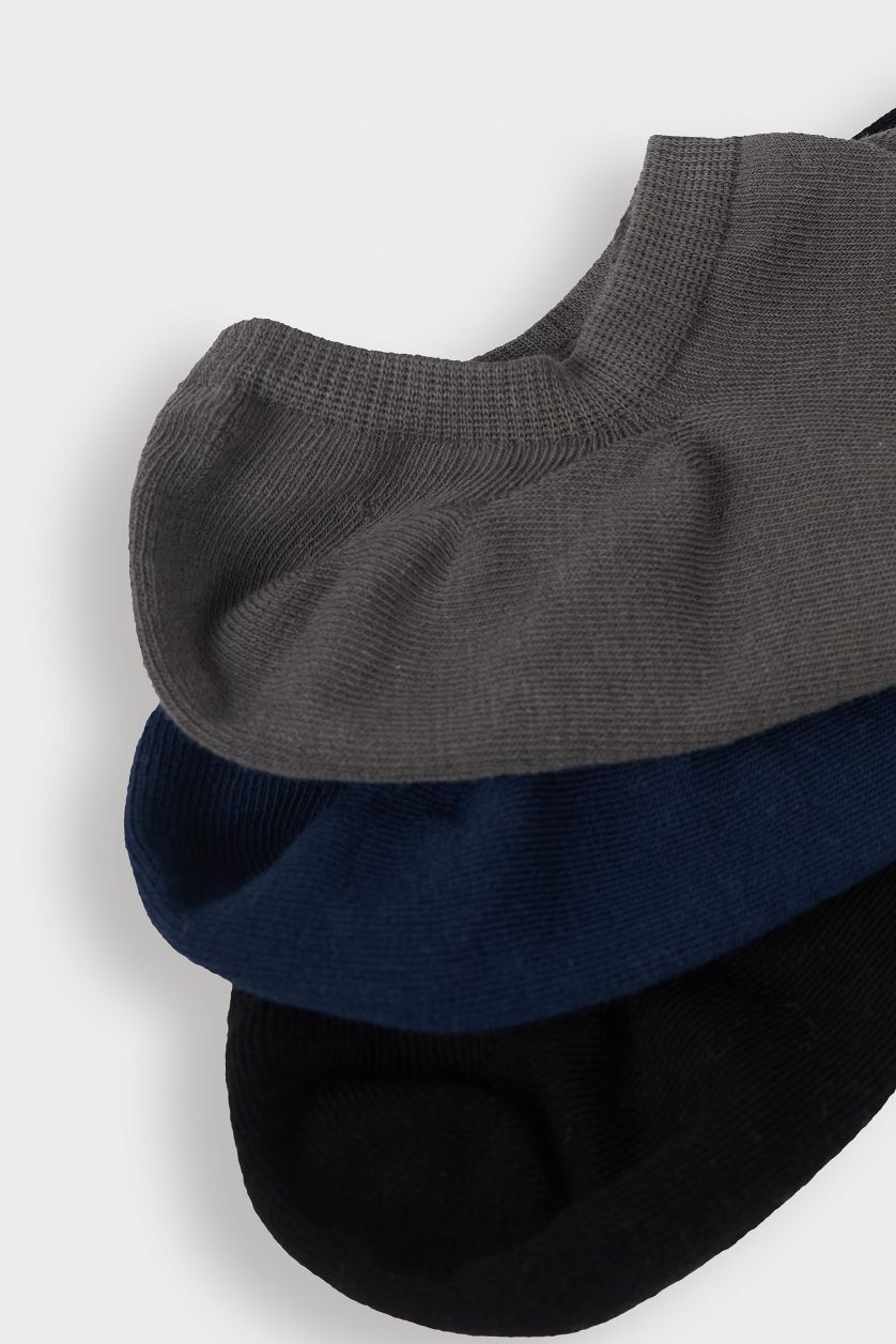 HOMME Karma Lot de 3 Chaussettes courtes en coton pour homme