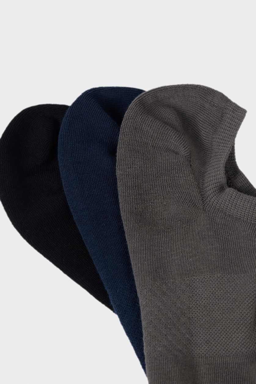 HOMME Karma Lot de 3 Chaussettes courtes en coton pour homme