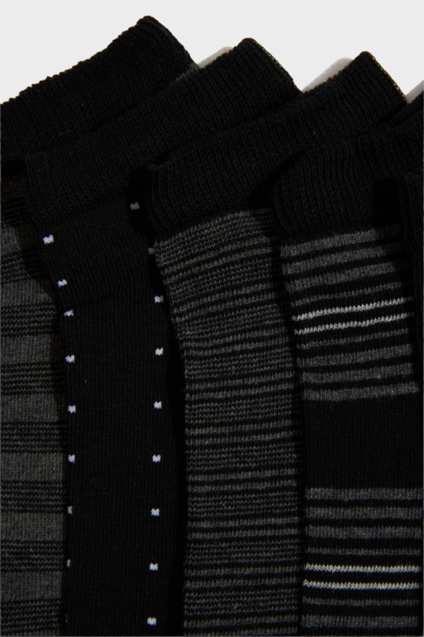 Erkek Karma Erkek 5'li Pamuklu Patik Çorap