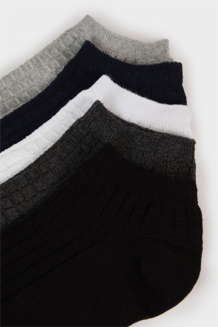 Erkek Karma 5'li Pamuklu Patik Çorap