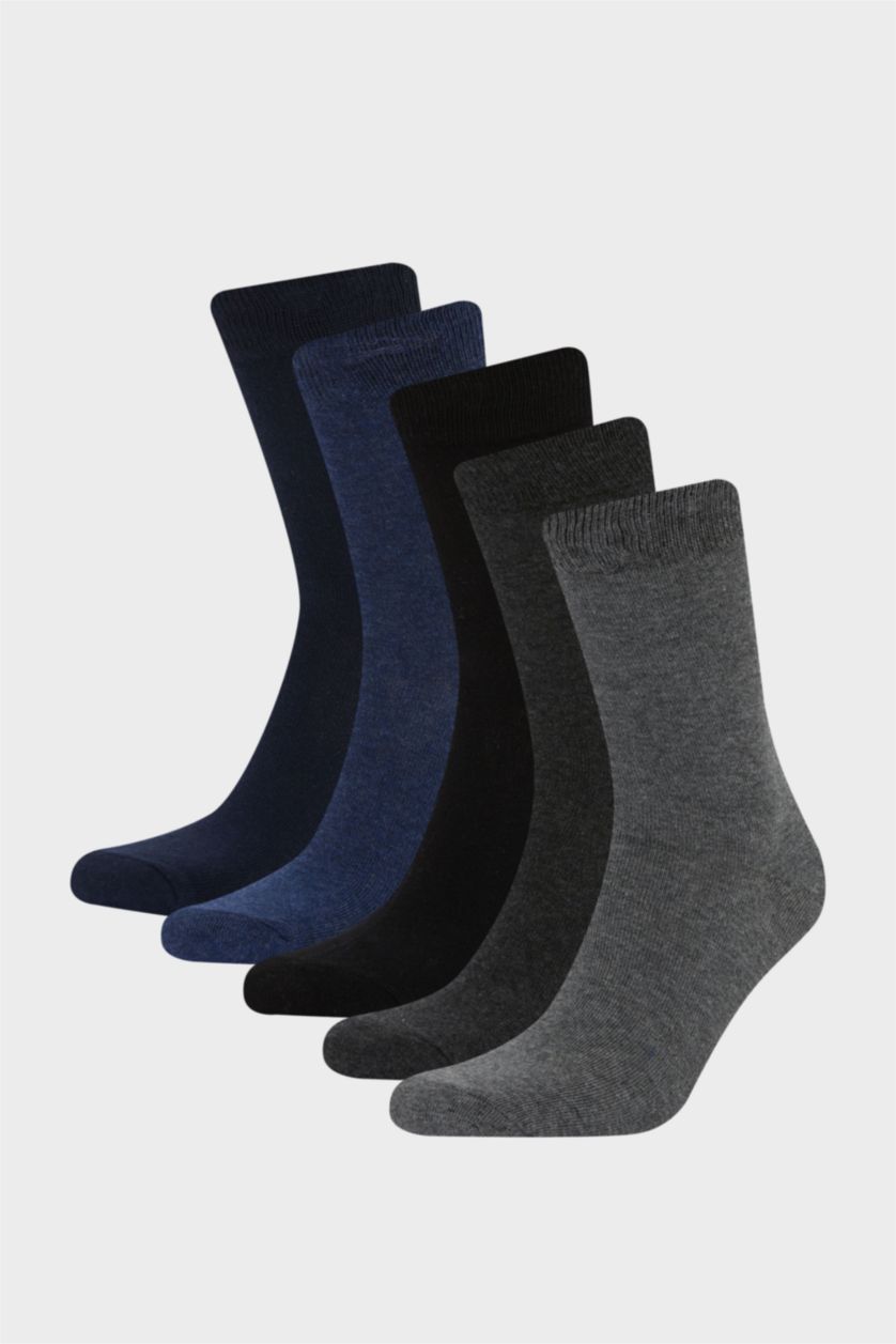 HOMME Karma Lot de 5 Chaussettes longues en coton pour homme