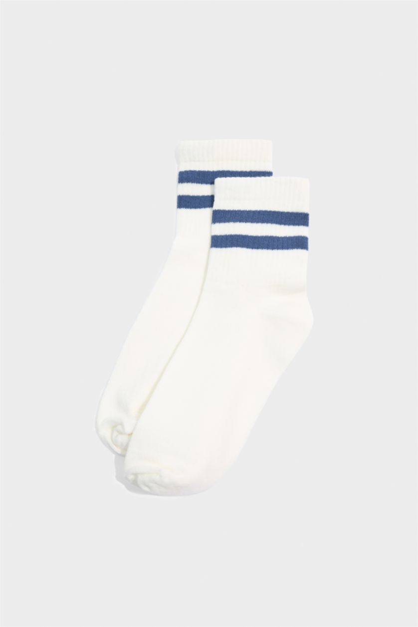 Erkek Karma Erkek 3'lü Pamuklu Soket Çorap