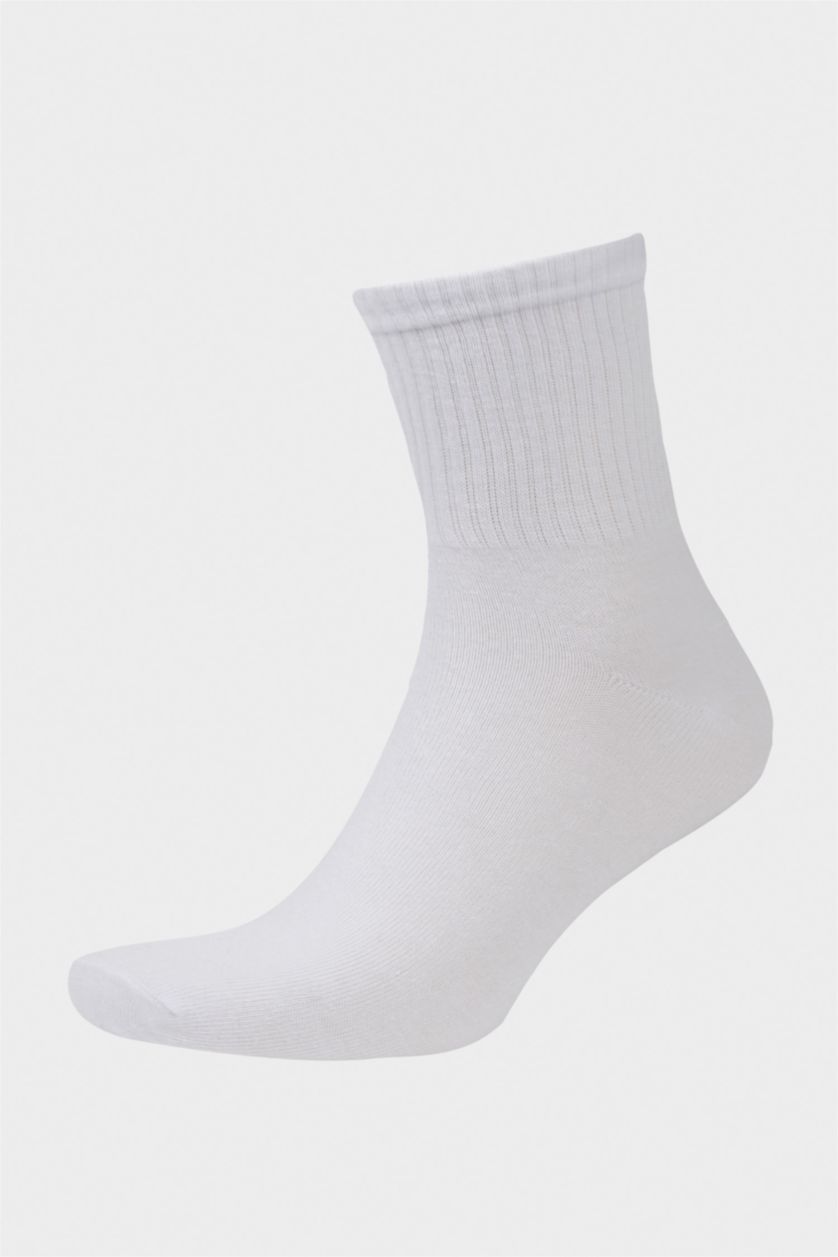 HOMME Blanc Lot de 3 Chaussettes sneaker en coton pour homme