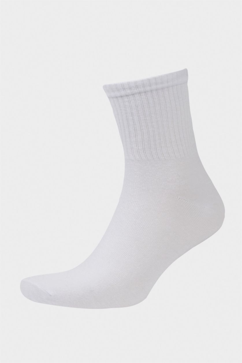 HOMME Blanc Lot de 3 Chaussettes sneaker en coton pour homme