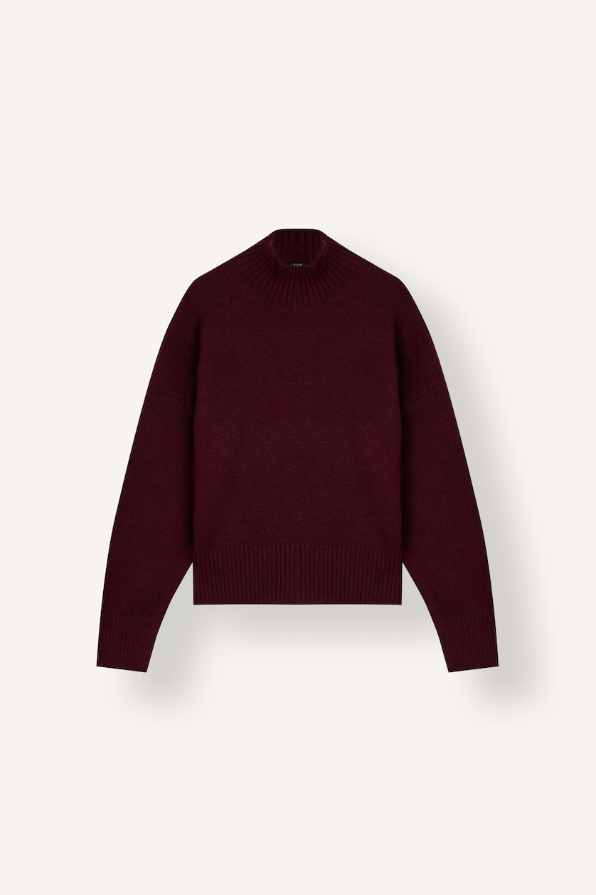 WOMAN Bordeaux Relax Fit Knitwear Pullover
