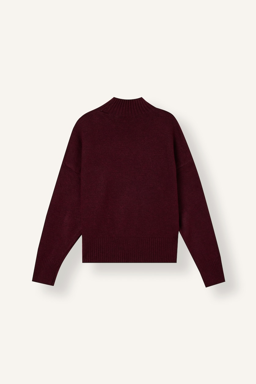 WOMAN Bordeaux Relax Fit Knitwear Pullover