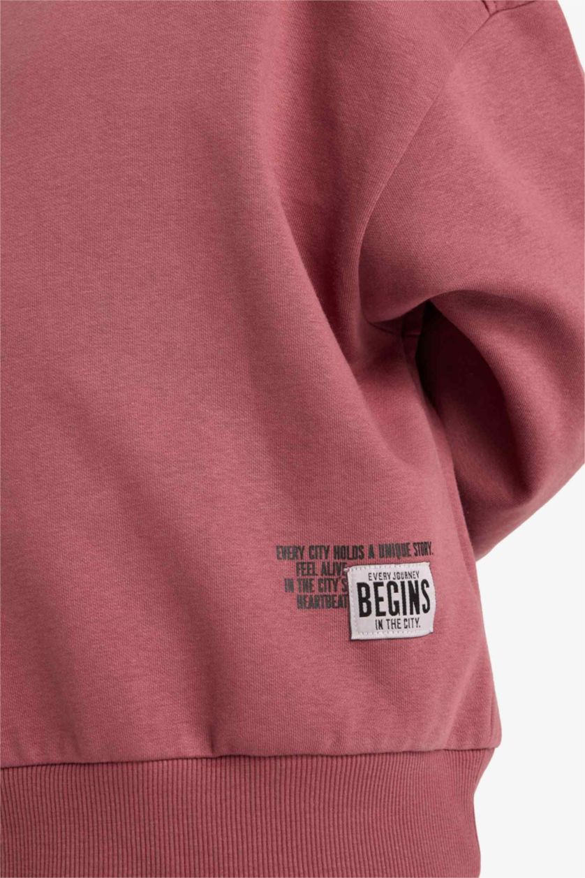 FILLES Bordeaux Foncé Ensemble Sweatshirt et Jogging pour fille