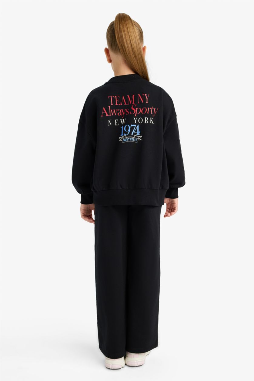 Девочки и подростки Черный Девочка комплект из 2 кофточка и спортивные штаны