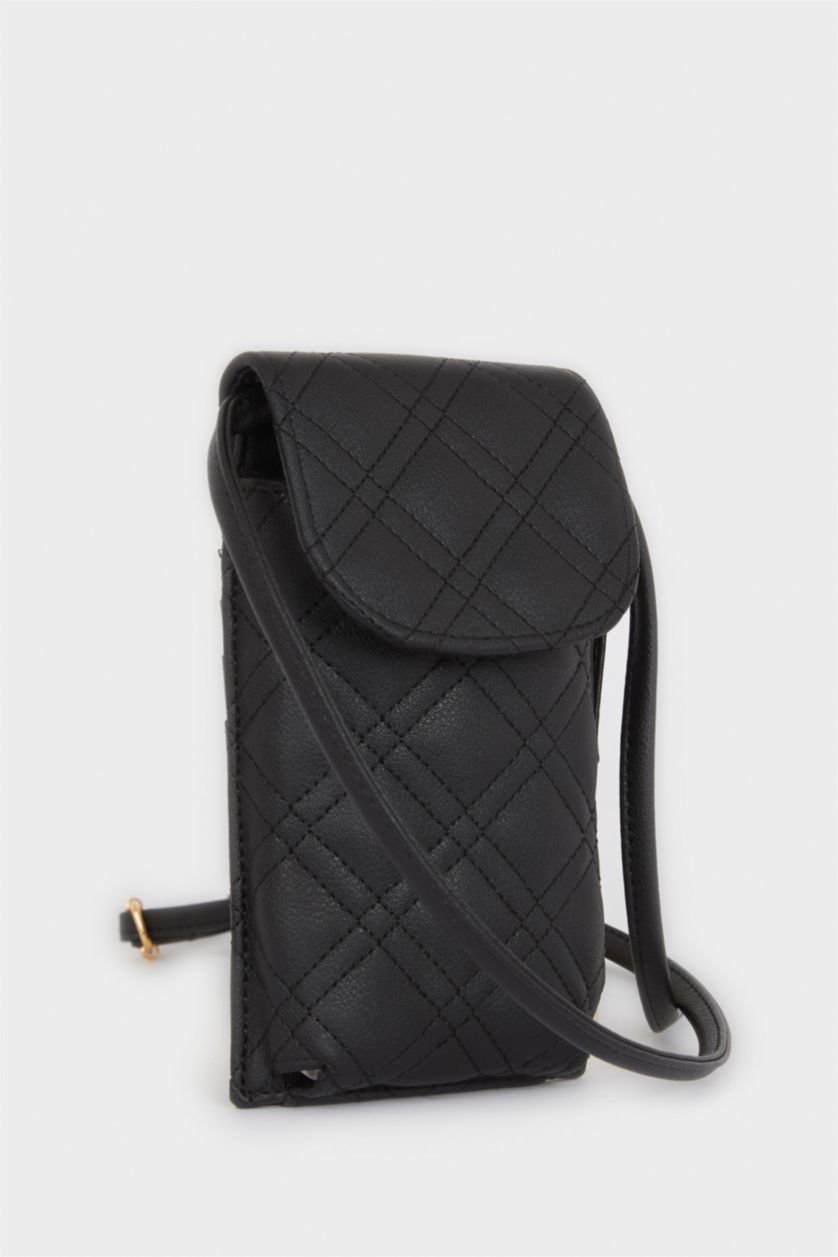 FEMME Noir Sac pour téléphone portable pour femme